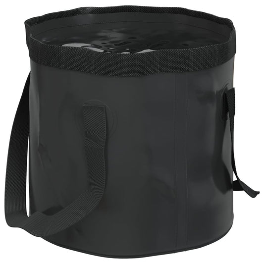 Falteimer 2 Stk. Schwarz 30 L PVC