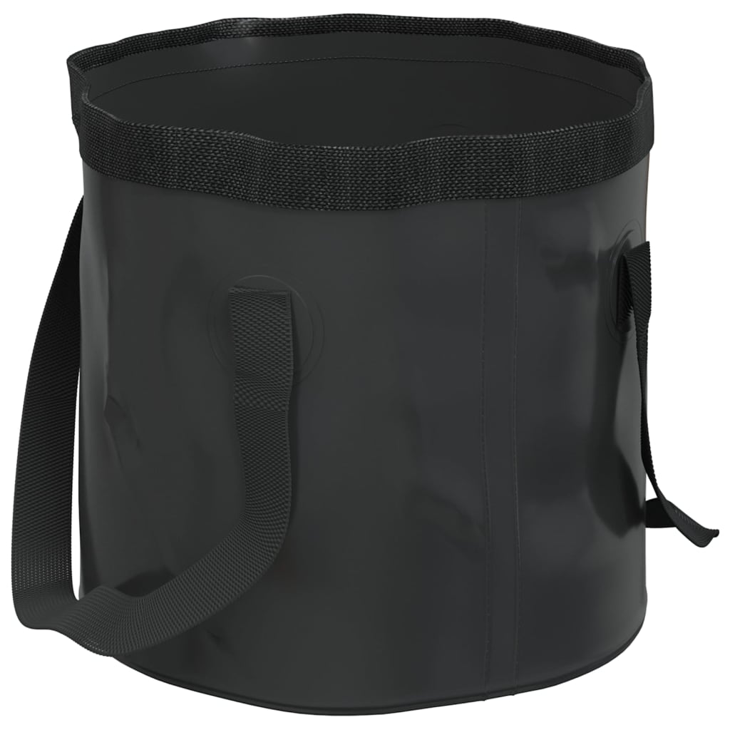Falteimer 2 Stk. Schwarz 30 L PVC