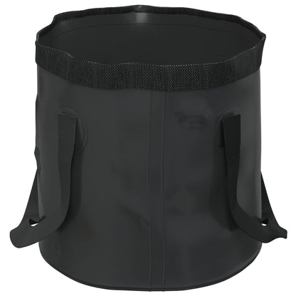 Falteimer 2 Stk. Schwarz 30 L PVC