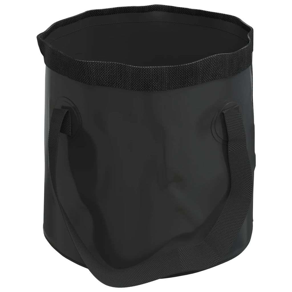 Falteimer 2 Stk. Schwarz 30 L PVC