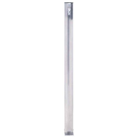 Wassersäule für den Garten 100 cm Edelstahl Rund