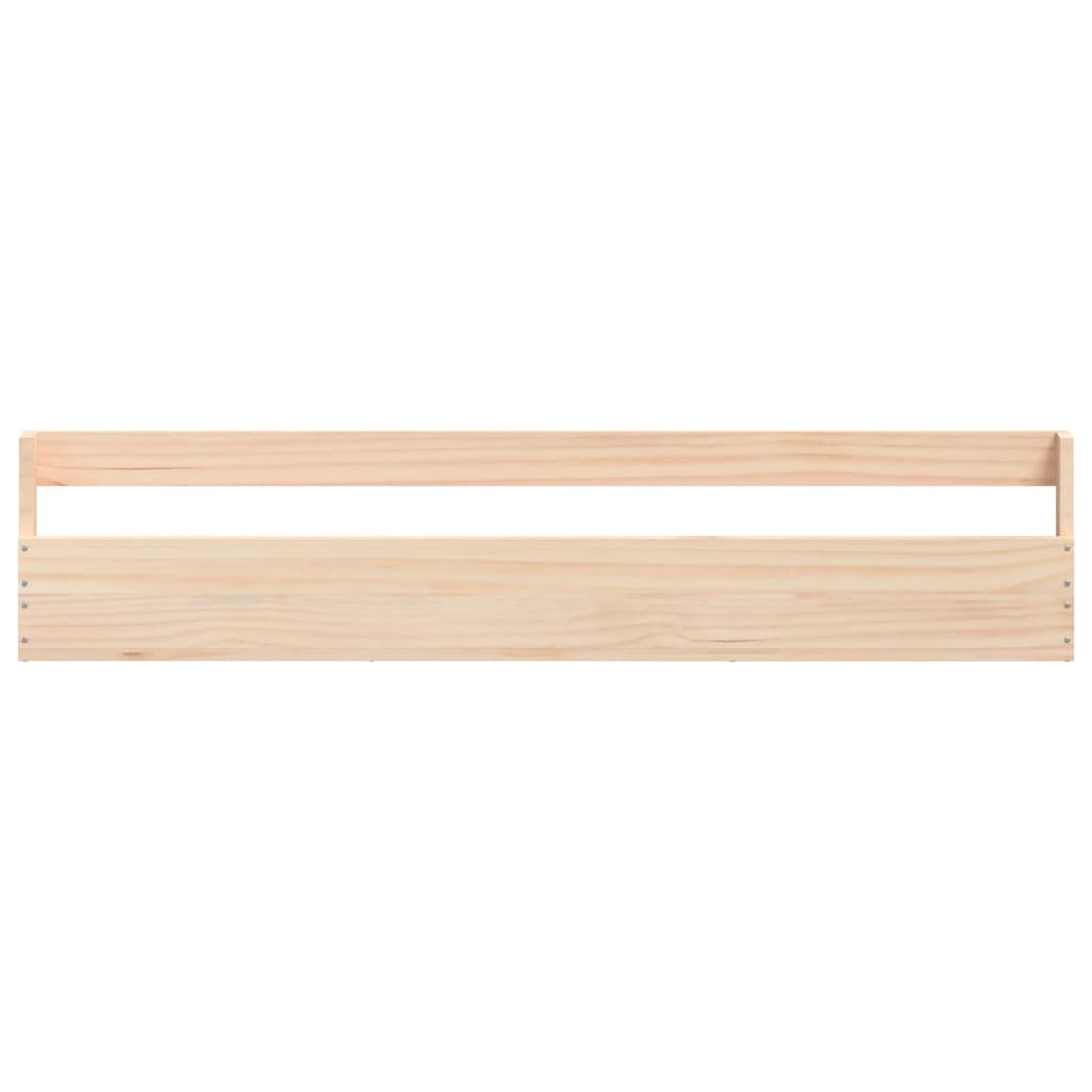 Wand-Schuhregale 2 Stk. 110x9x23 cm Massivholz Kiefer