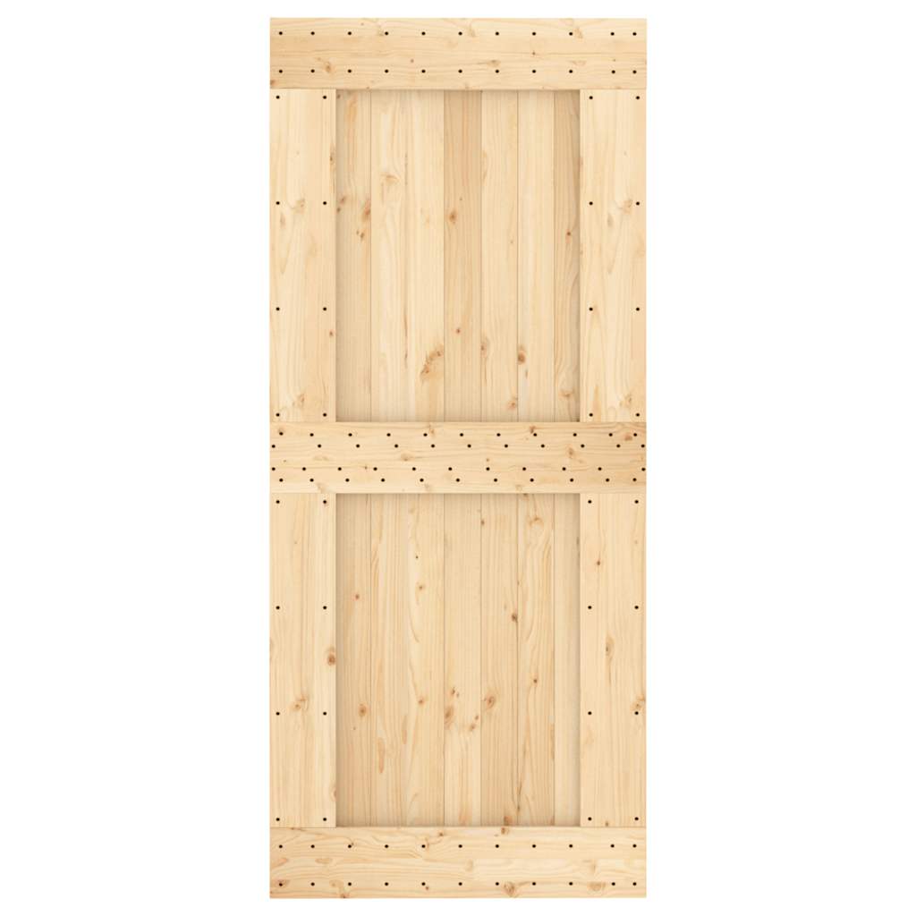 Tür NARVIK 90x210 cm Massivholz Kiefer