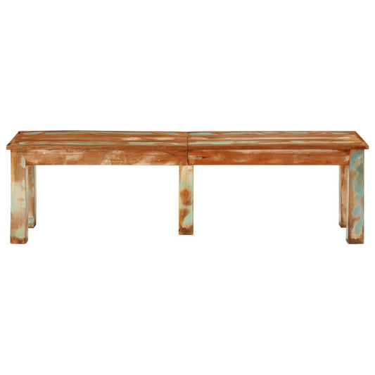 Bank 160x35x46 cm Massivholz Altholz