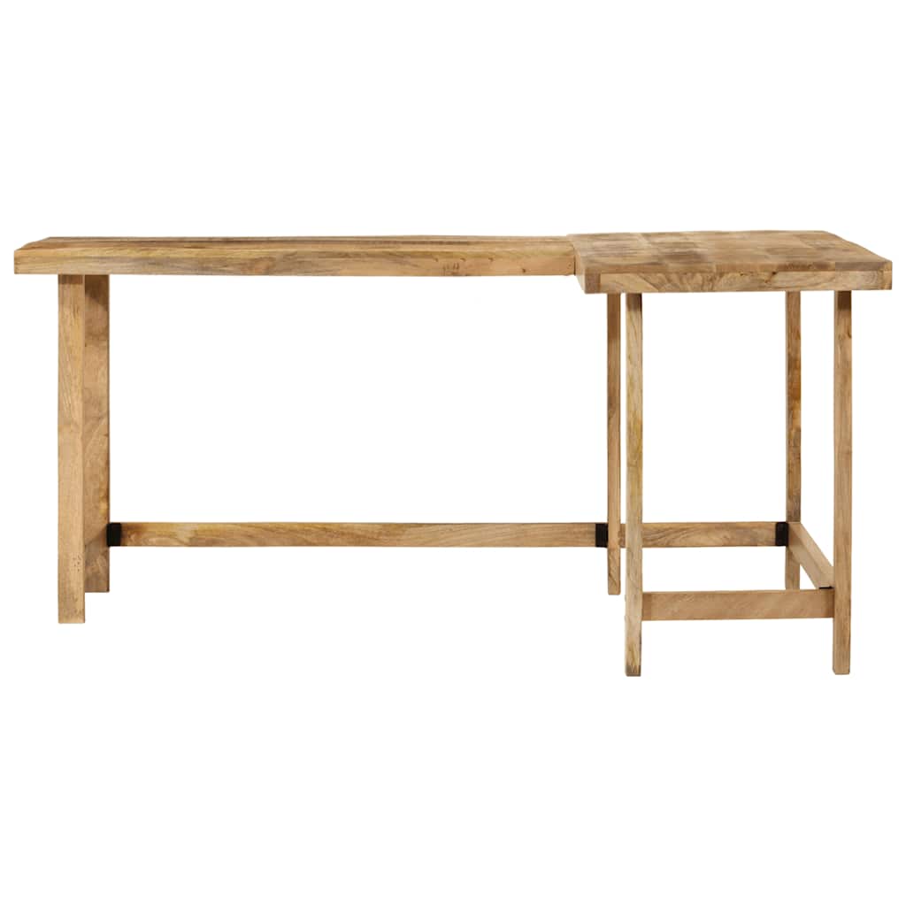 Schreibtisch 165x110x75 cm Massivholz Mango