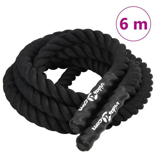 Trainingsseil Schwarz 6 m 4,5 kg Polyester