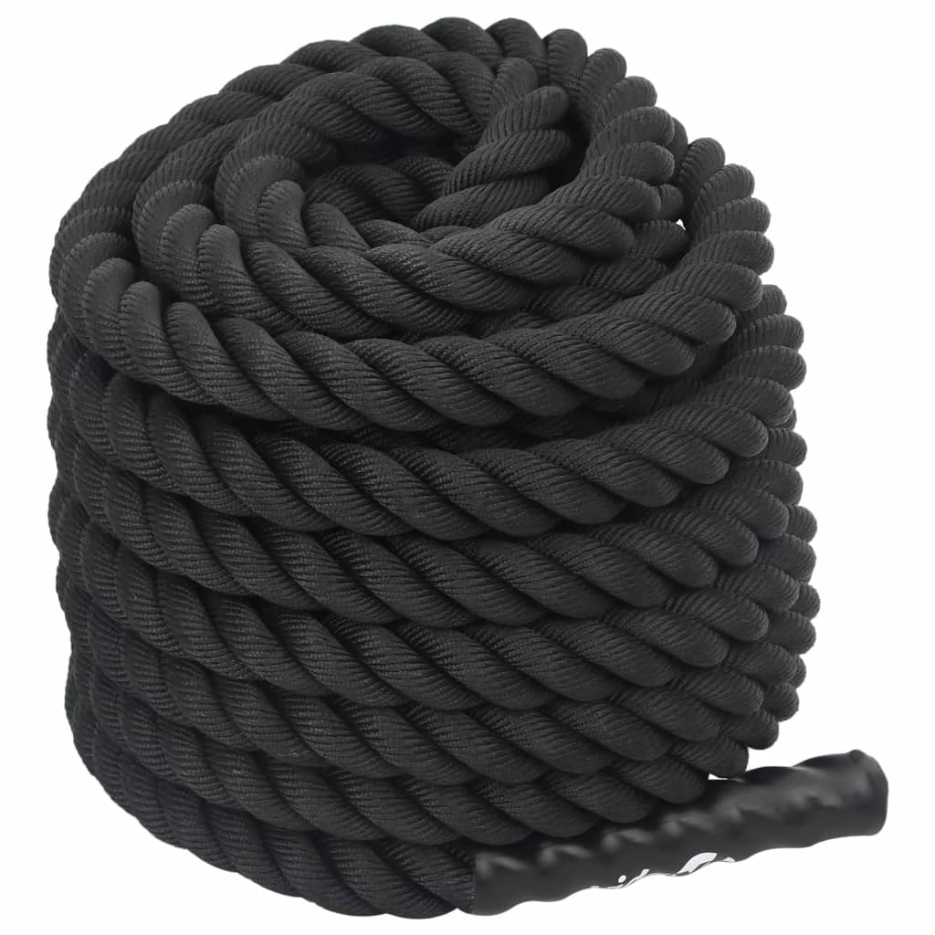 Trainingsseil Schwarz 12 m 9 kg Polyester