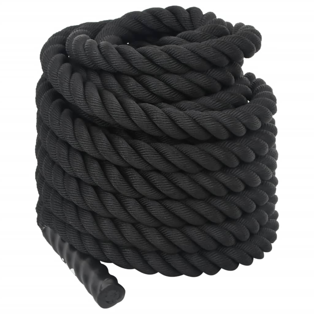 Trainingsseil Schwarz 12 m 9 kg Polyester