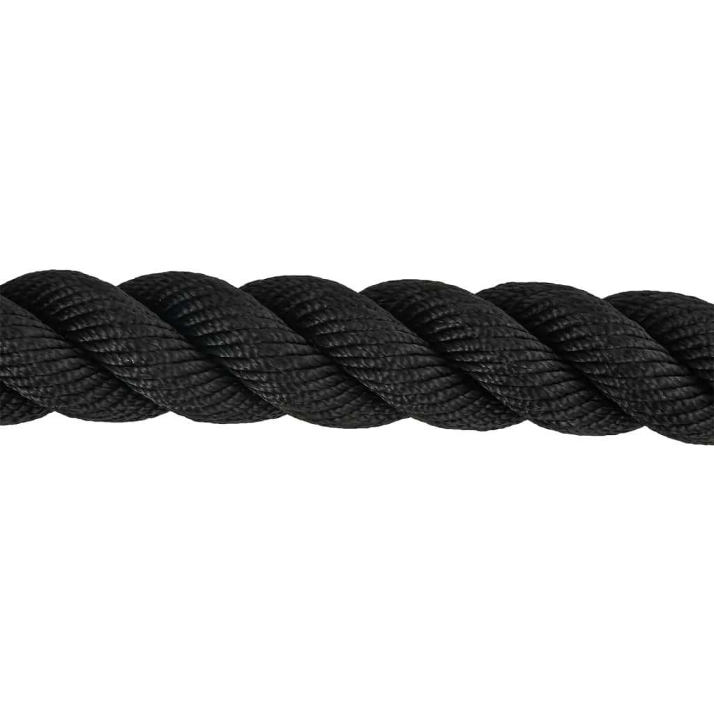 Trainingsseil Schwarz 15 m 11 kg Polyester