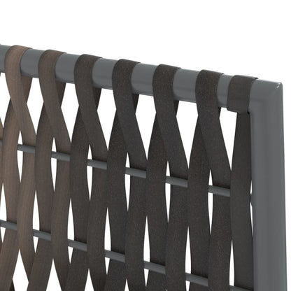 9-tlg. Garten-Essgruppe mit Kissen Poly Rattan und Stahl