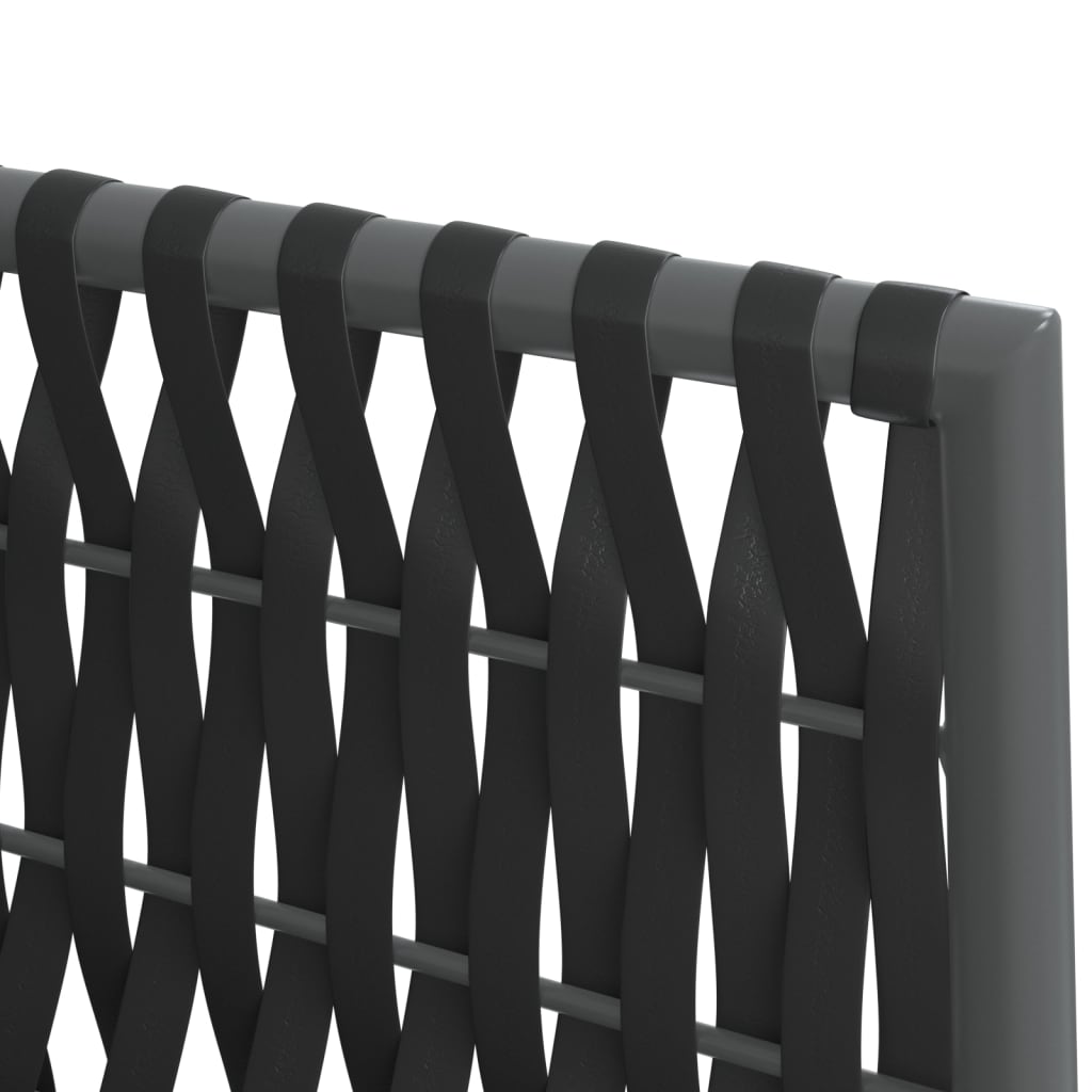 7-tlg. Garten-Essgruppe mit Kissen Poly Rattan und Stahl