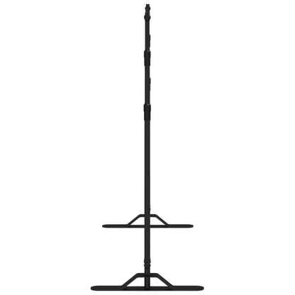 Hintergrundstative 2 Stk. Schwarz 254x243 cm Stahl