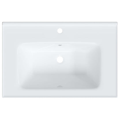 Waschbecken Weiß 71x48x19,5 cm Rechteckig Keramik