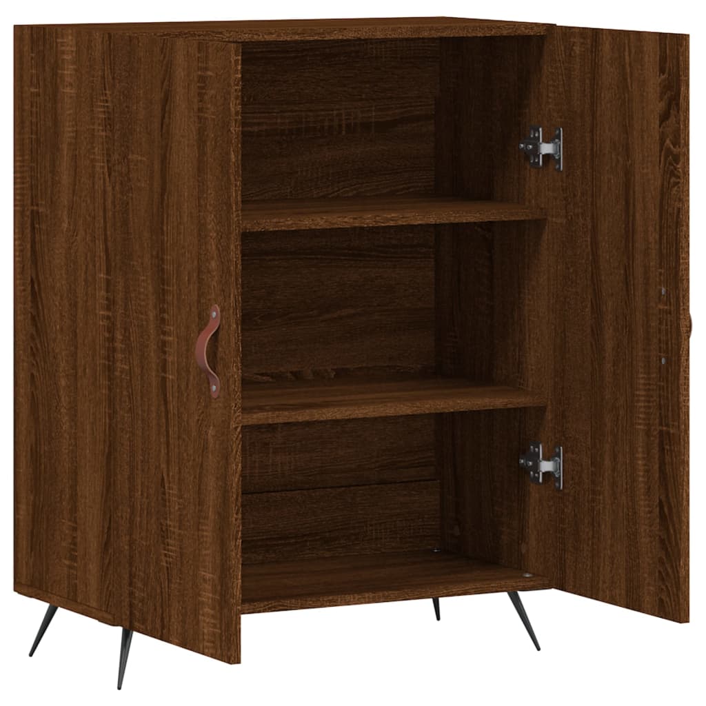 Sideboard Braun Eichen-Optik 69,5x34x90 cm Holzwerkstoff