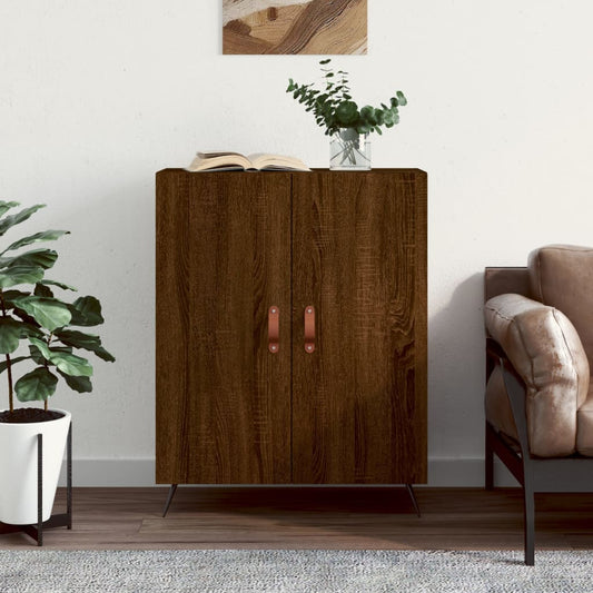 Sideboard Braun Eichen-Optik 69,5x34x90 cm Holzwerkstoff