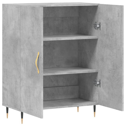 Sideboard Betongrau 69,5x34x90 cm Holzwerkstoff