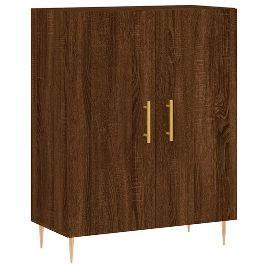 Sideboard Braun Eichen-Optik 69,5x34x90 cm Holzwerkstoff