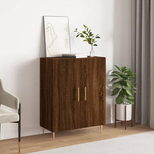 Sideboard Braun Eichen-Optik 69,5x34x90 cm Holzwerkstoff