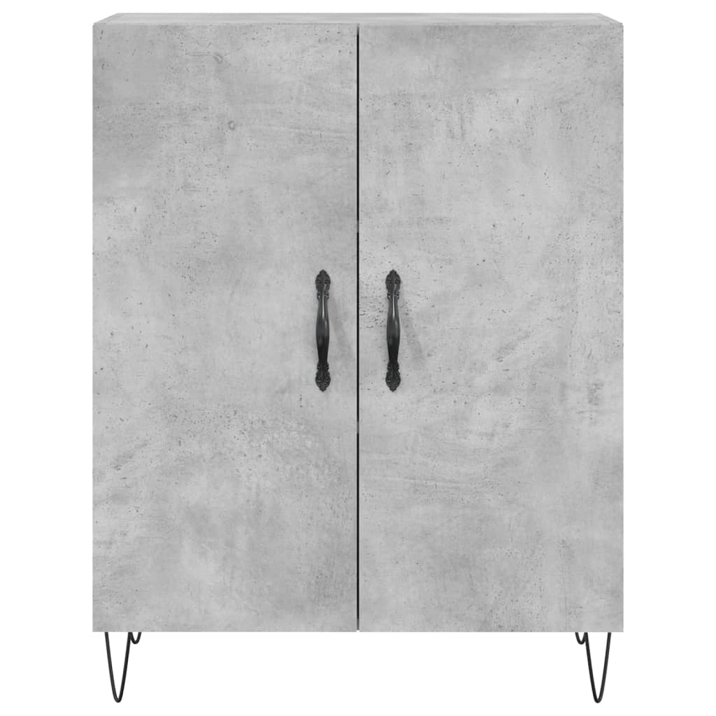 Sideboard Betongrau 69,5x34x90 cm Holzwerkstoff