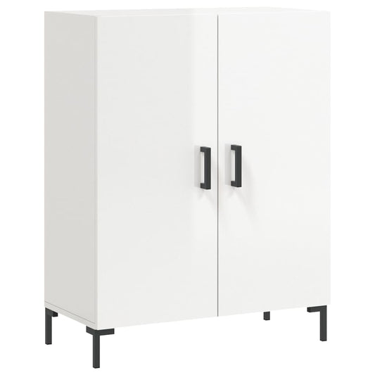 Sideboard Hochglanz-Weiß 69,5x34x90 cm Holzwerkstoff
