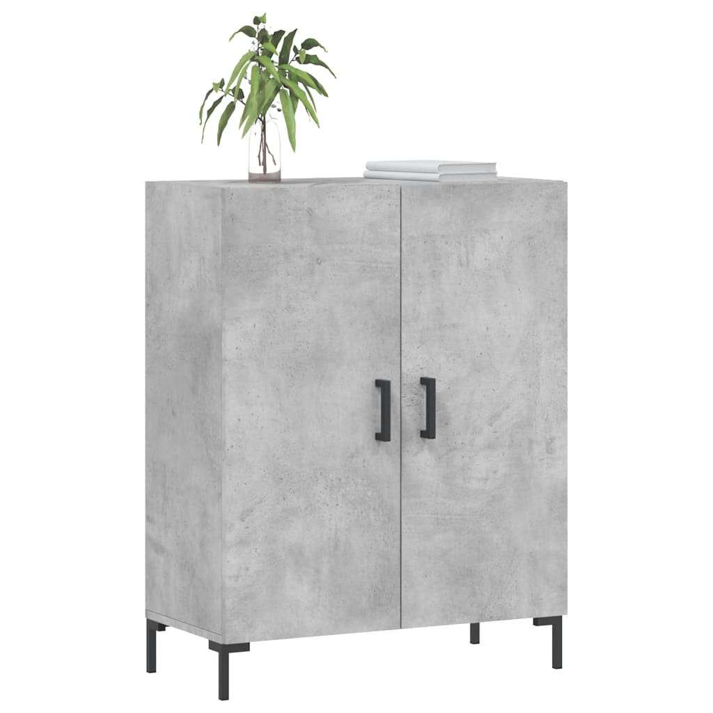 Sideboard Betongrau 69,5x34x90 cm Holzwerkstoff