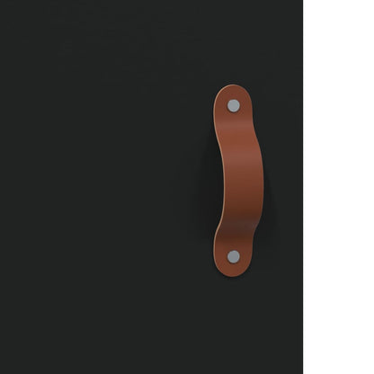 Skænk Sort 69,5x34x90 cm Træ Materiale