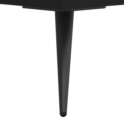 Skænk Sort 69,5x34x90 cm Træ Materiale
