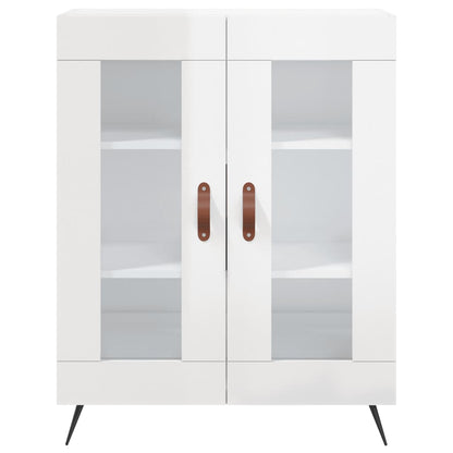 Sideboard Hochglanz-Weiß 69,5x34x90 cm Holzwerkstoff