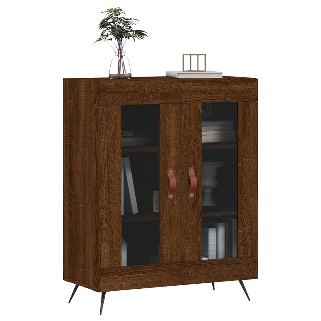 Sideboard Braun Eichen-Optik 69,5x34x90 cm Holzwerkstoff