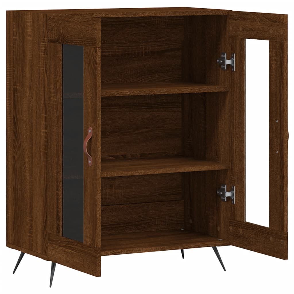 Sideboard Braun Eichen-Optik 69,5x34x90 cm Holzwerkstoff