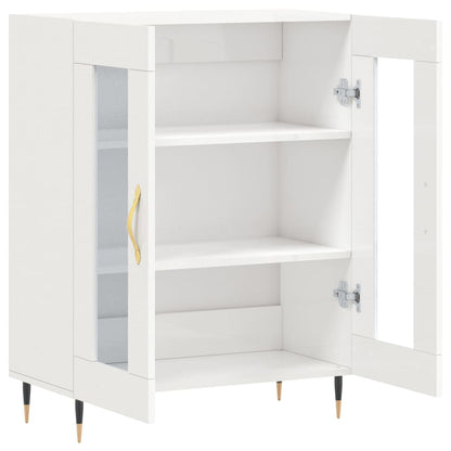 Sideboard Hochglanz-Weiß 69,5x34x90 cm Holzwerkstoff