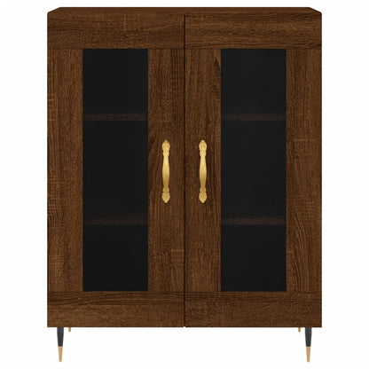 Sideboard Braun Eichen-Optik 69,5x34x90 cm Holzwerkstoff