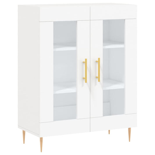 Skænk Hvid 69,5x34x90 cm Træ Materiale