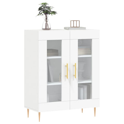 Skænk Hvid 69,5x34x90 cm Træ Materiale