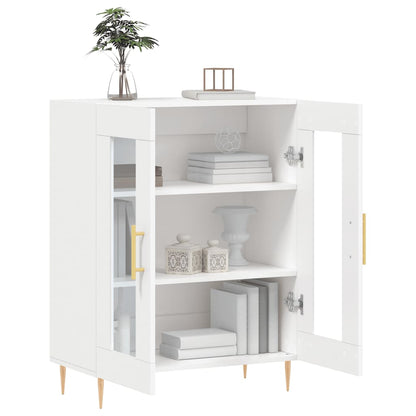 Skænk Hvid 69,5x34x90 cm Træ Materiale