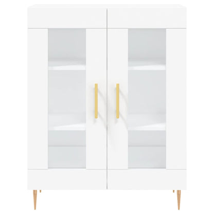 Skænk Hvid 69,5x34x90 cm Træ Materiale