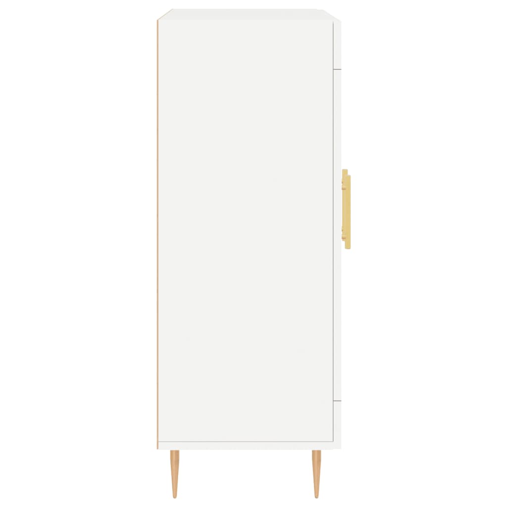 Skænk Hvid 69,5x34x90 cm Træ Materiale