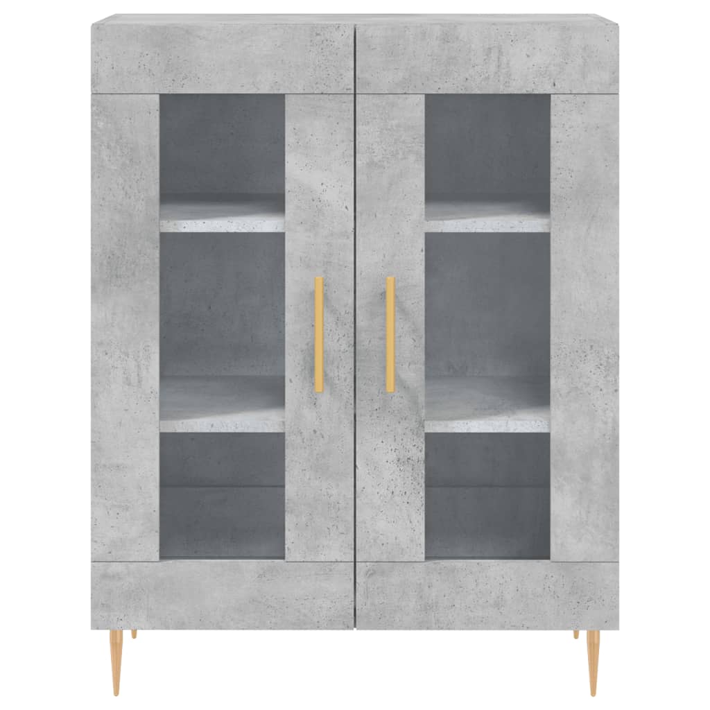 Sideboard Betongrau 69,5x34x90 cm Holzwerkstoff