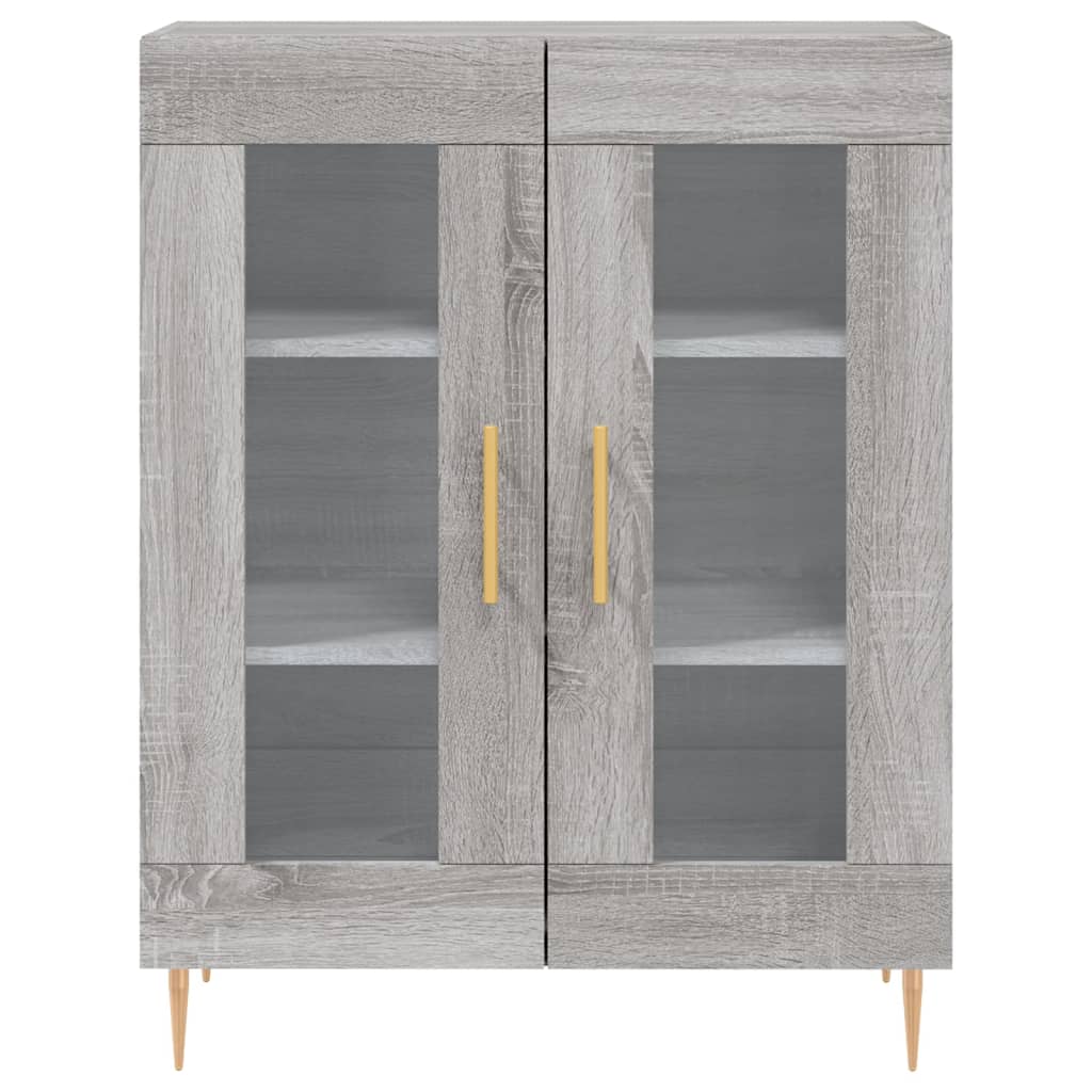 Sideboard Grau Sonoma 69,5x34x90 cm Holzwerkstoff