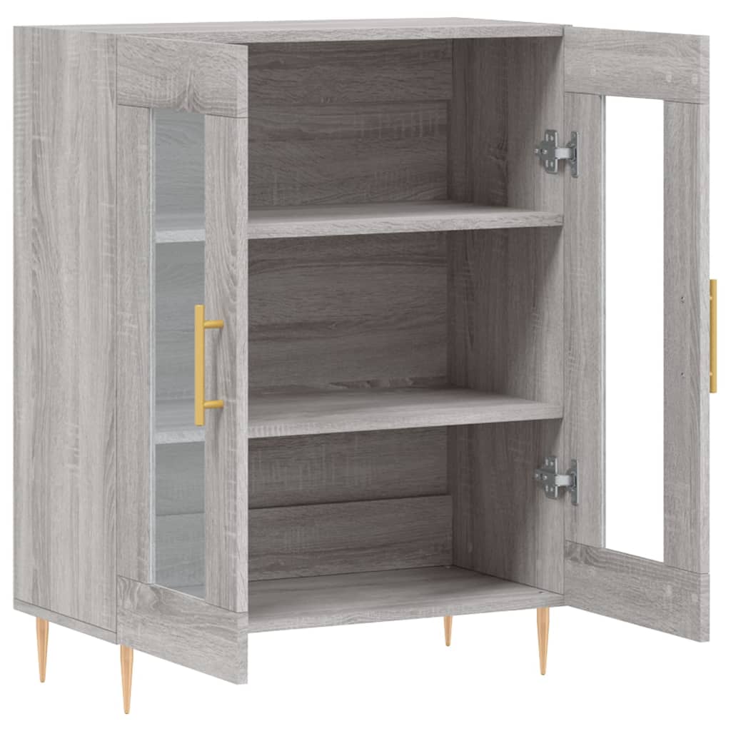 Sideboard Grau Sonoma 69,5x34x90 cm Holzwerkstoff