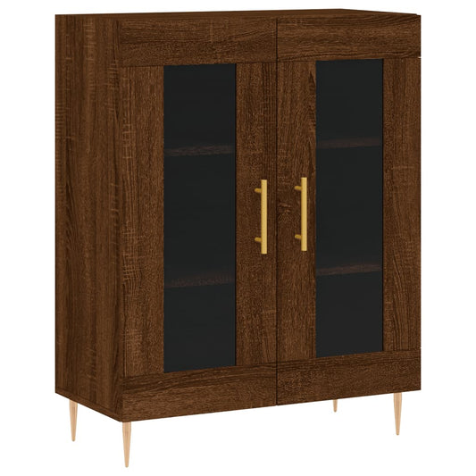 Skænk Brun Eg Look 69,5x34x90 cm Træmateriale