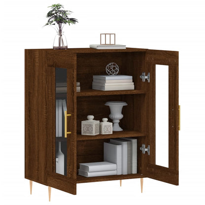 Skænk Brun Eg Look 69,5x34x90 cm Træmateriale