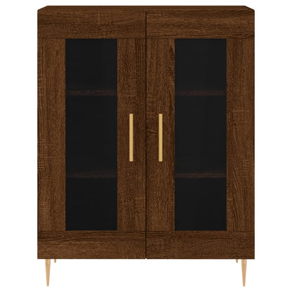 Skænk Brun Eg Look 69,5x34x90 cm Træmateriale