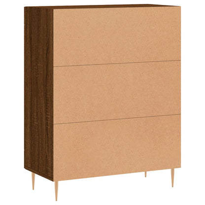 Skænk Brun Eg Look 69,5x34x90 cm Træmateriale