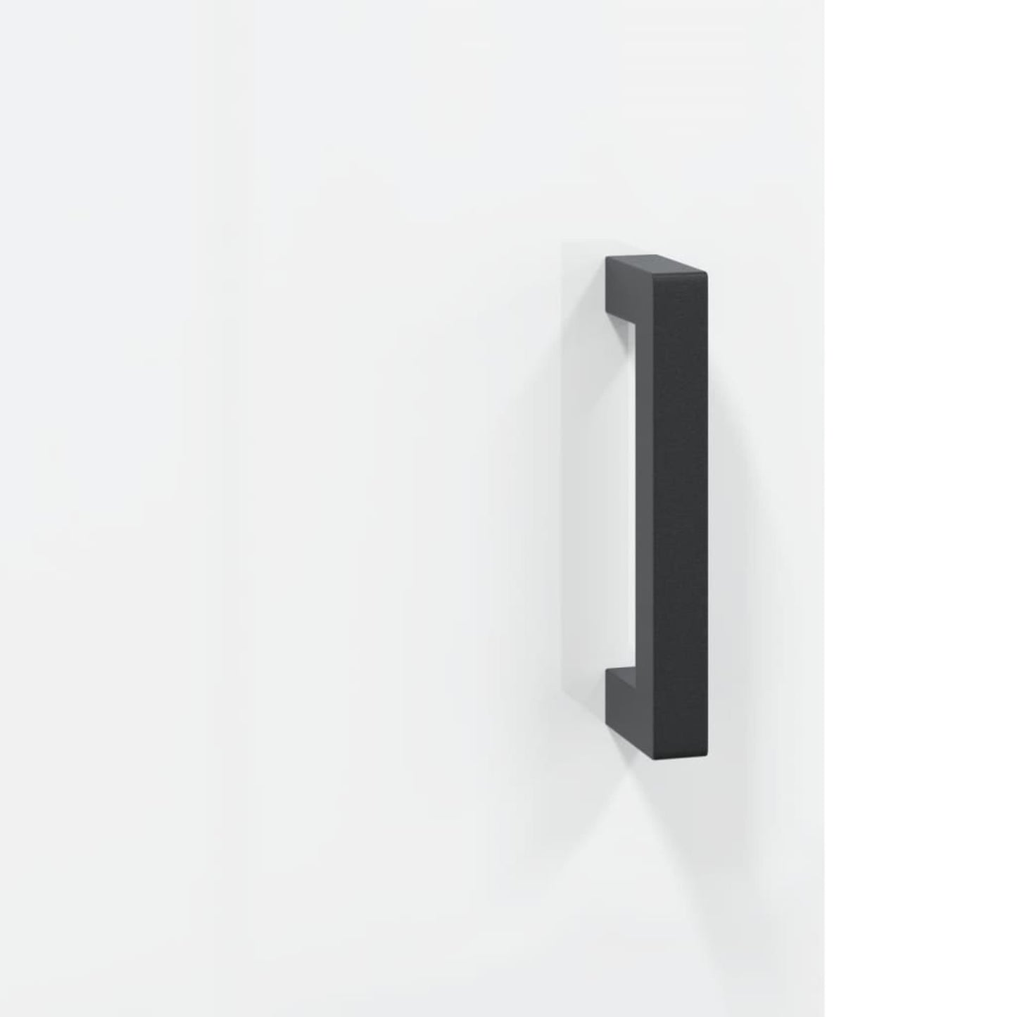 Skænk Højglans Hvid 69,5x34x90 cm Træmateriale