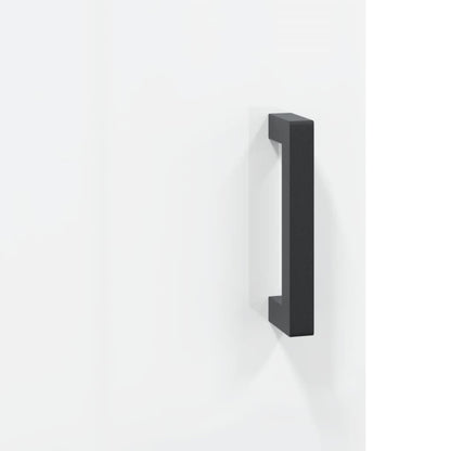 Skænk Højglans Hvid 69,5x34x90 cm Træmateriale