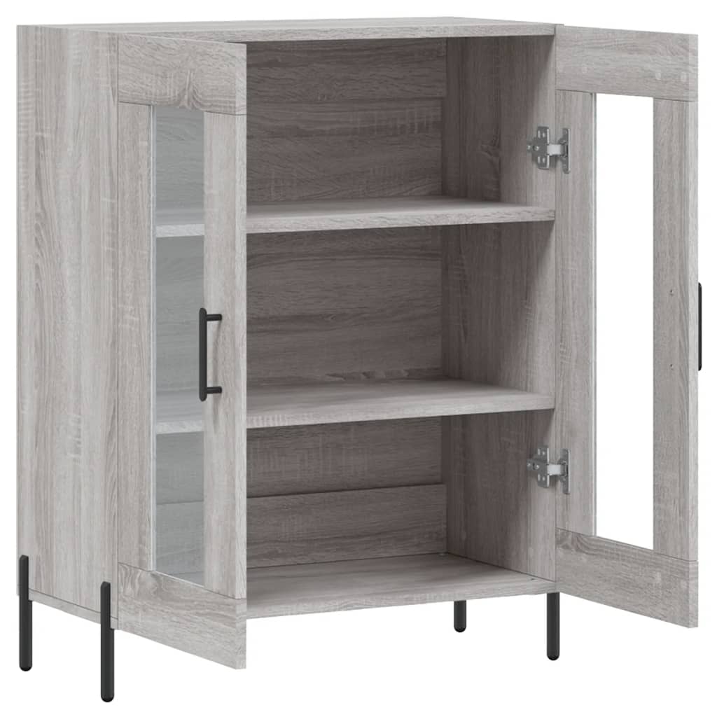 Sideboard Grau Sonoma 69,5x34x90 cm Holzwerkstoff