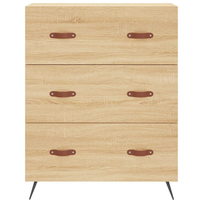Kommode Sonoma-Eiche 69,5x34x90 cm Holzwerkstoff