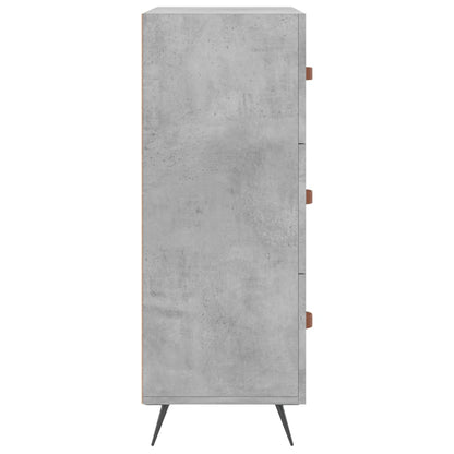 Kommode Betongrau 69,5x34x90 cm Holzwerkstoff