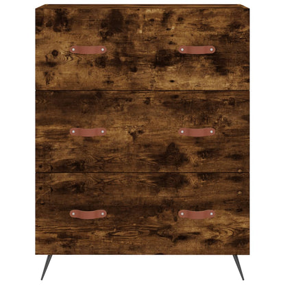 Kommode Räuchereiche 69,5x34x90 cm Holzwerkstoff